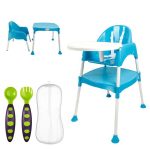 Safe-O-Kid 4 in 1 Adjustable High Chair with Table and Tray