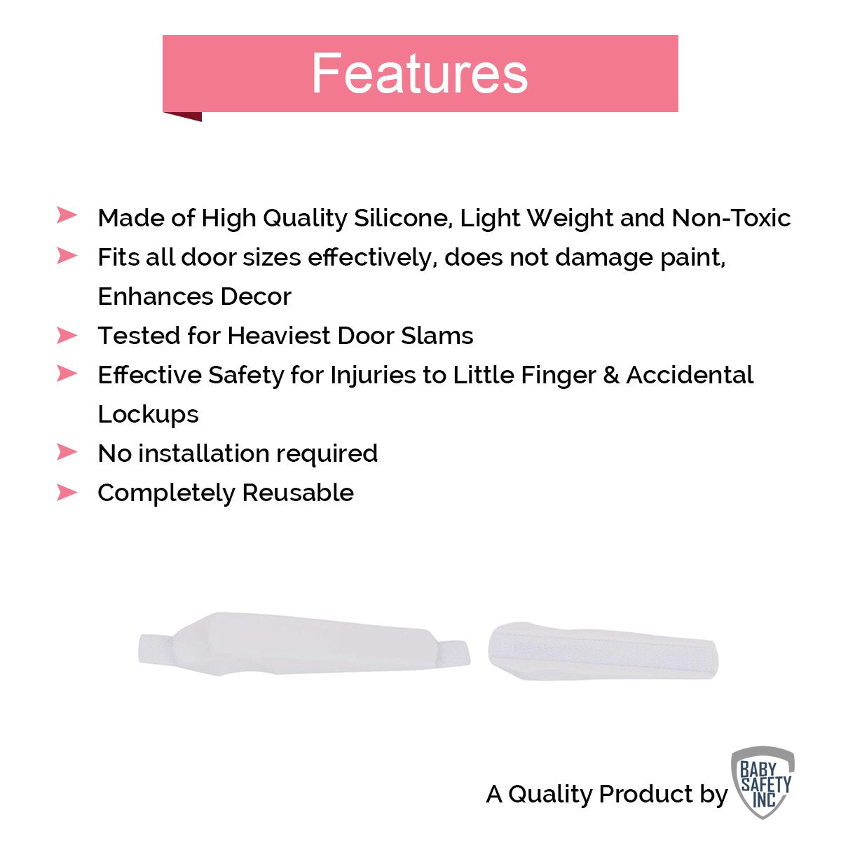Safe-O-Kid Sleek Design, Sliding Door/Window Locks/Stopper For Baby Safety