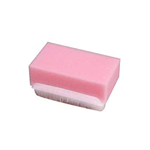 Bathing Soft Foam Sponge Sensory Scrubber with Bristle Brush, Cradle Cap - Gentle on Cleaning Infant for Body, Hair, and Scalp