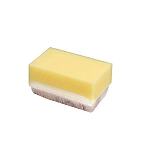 Bathing Soft Foam Sponge Sensory Scrubber with Bristle Brush, Cradle Cap - Gentle on Cleaning Infant for Body, Hair, and Scalp