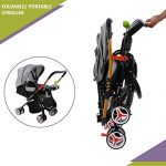 Safe-O-Kid - Safe-O-Kid Safe Pram/Buggy (0-4 Years) Latest Model - 2023 of Baby Stroller, Foldable/Portable, Light Weight Stroller for Baby/Kids with Metal Non-Slip Buggy/Pram Clips