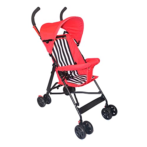 Safe-O-Kid - Safe-O-Kid Safe Pram/Buggy (0-4 Years) Latest Model - 2023 of Baby Stroller, Foldable/Portable, Light Weight Stroller for Baby/Kids with Metal Non-Slip Buggy/Pram Clips