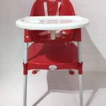 Safe-O-Kid 4 in 1 Adjustable High Chair with Table and Tray