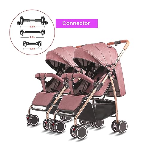Safe-O-Kid Baby Travel Stroller/Pram for New Born/Toddler/Kid with Food Tray for 0 to 3 Years Travel Friendly with Full Canopy, 5 Point Safety Harness,Adjustable backrest, 360 Swivel Wheel