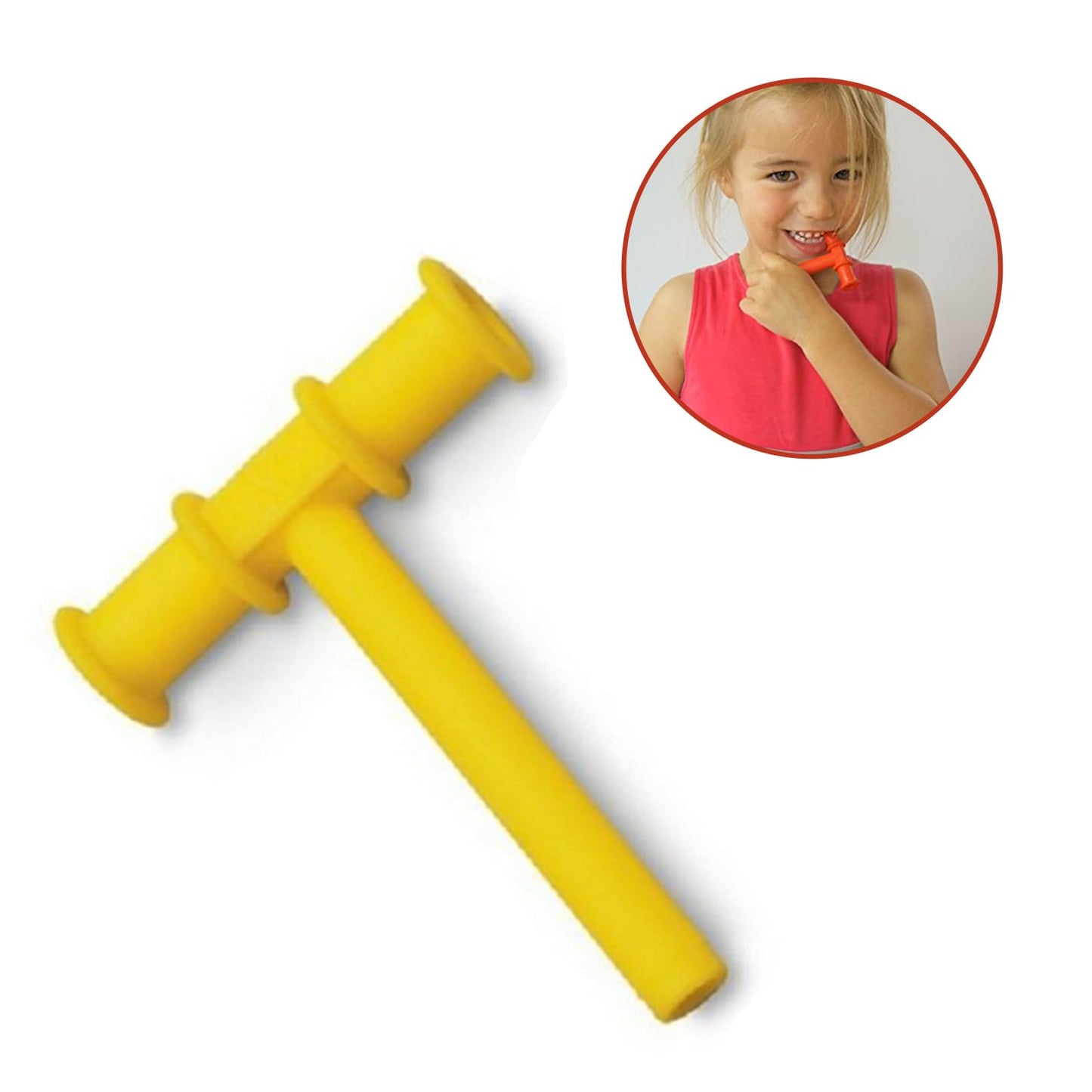 Safe-O-Kid - Non-Toxic, Develop Baby's Biting Skills Safely, Texture Chewy Tube for Toddler