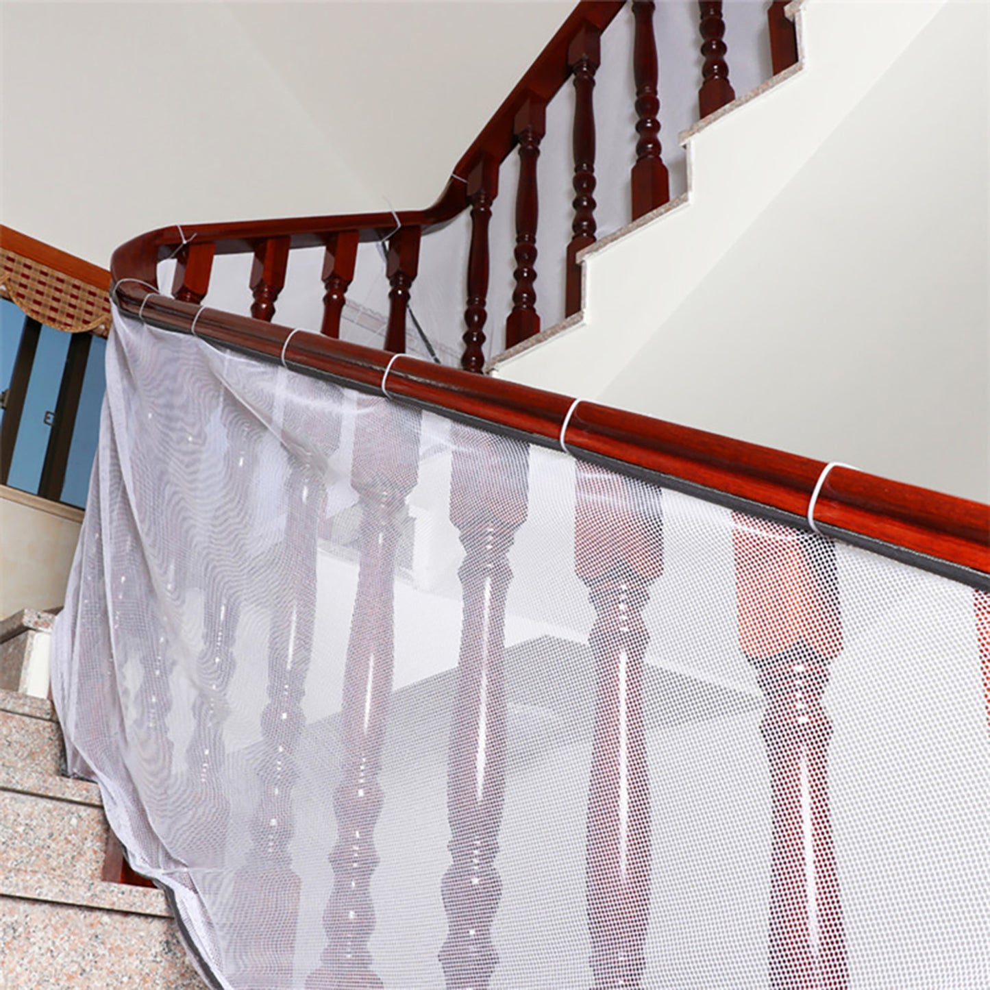 Safe-O-Kid Fall Safety- Stair Safety Net