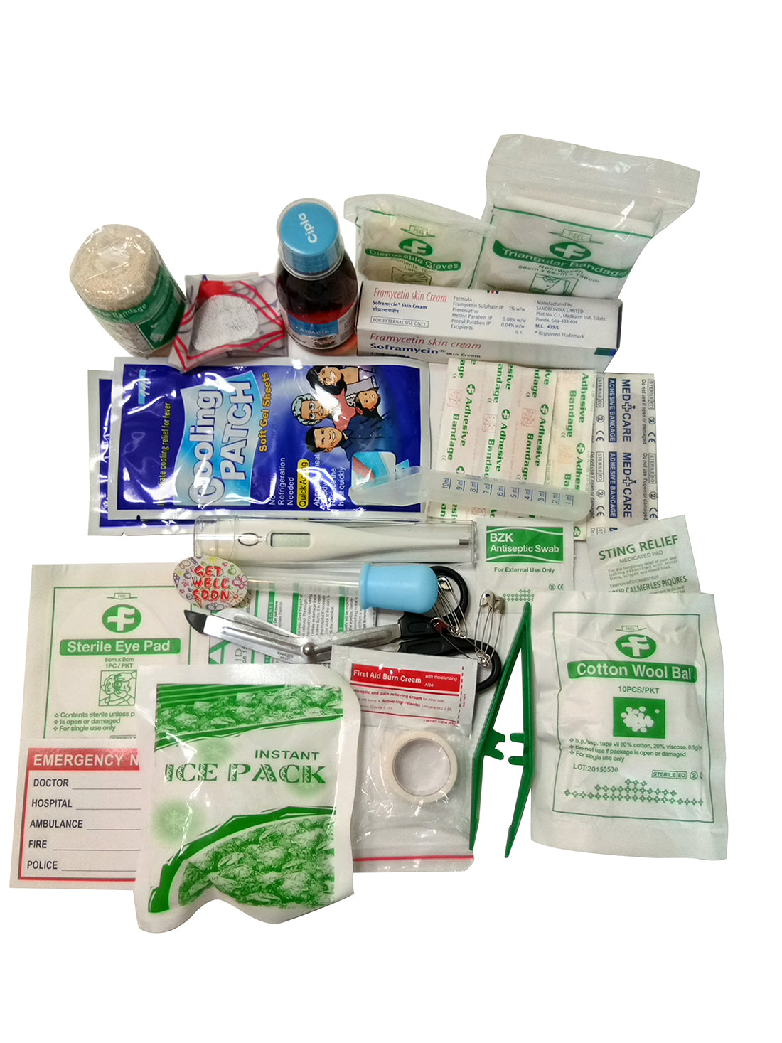 Safe-O-Kid- First Aid Kit with Jute Bag- Safety Essential for Every Home