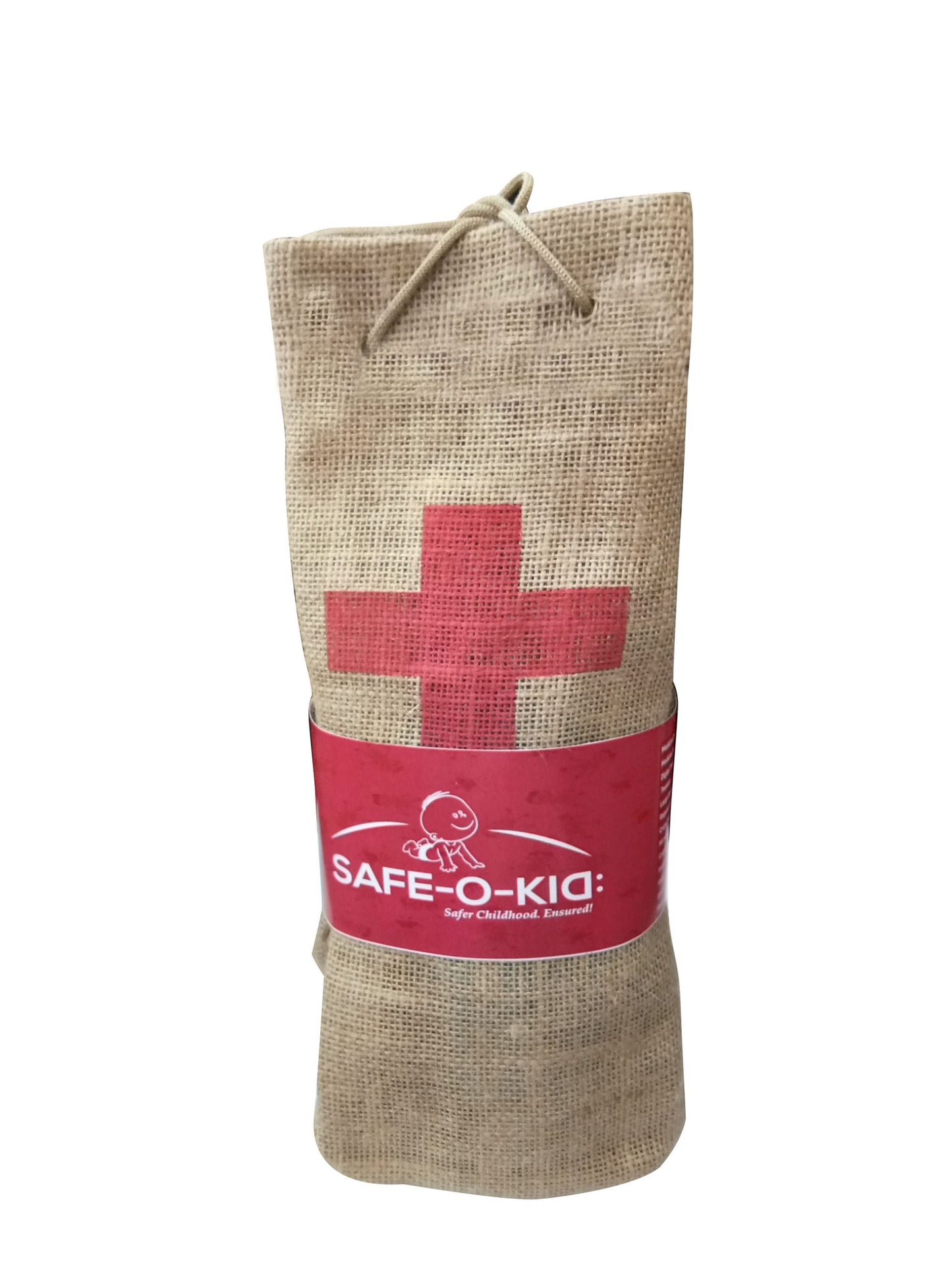 Safe-O-Kid- First Aid Kit with Jute Bag- Safety Essential for Every Home