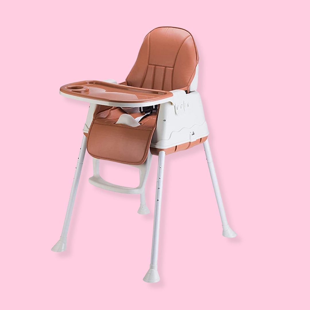 Safe-O-Kid 4 in 1 High Chair with Wheels and Cushion