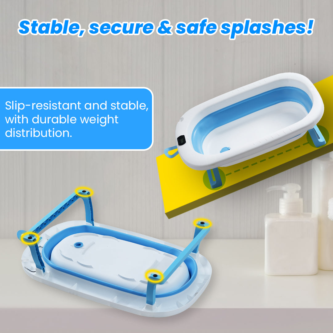 Safe-O-Kid Baby Bath Tub with Digital Meter