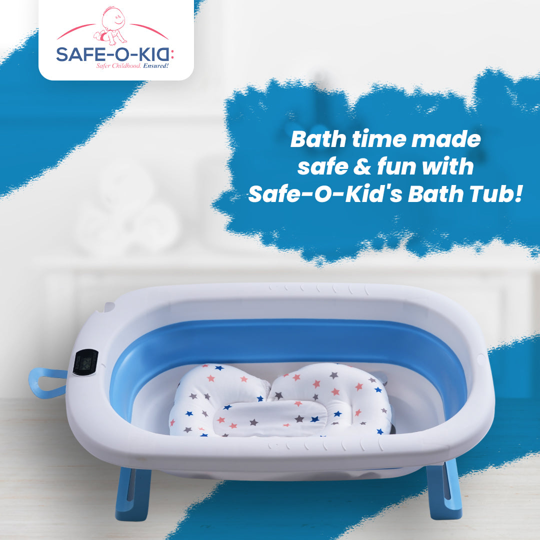 Safe-O-Kid Baby Bath Tub with Digital Meter