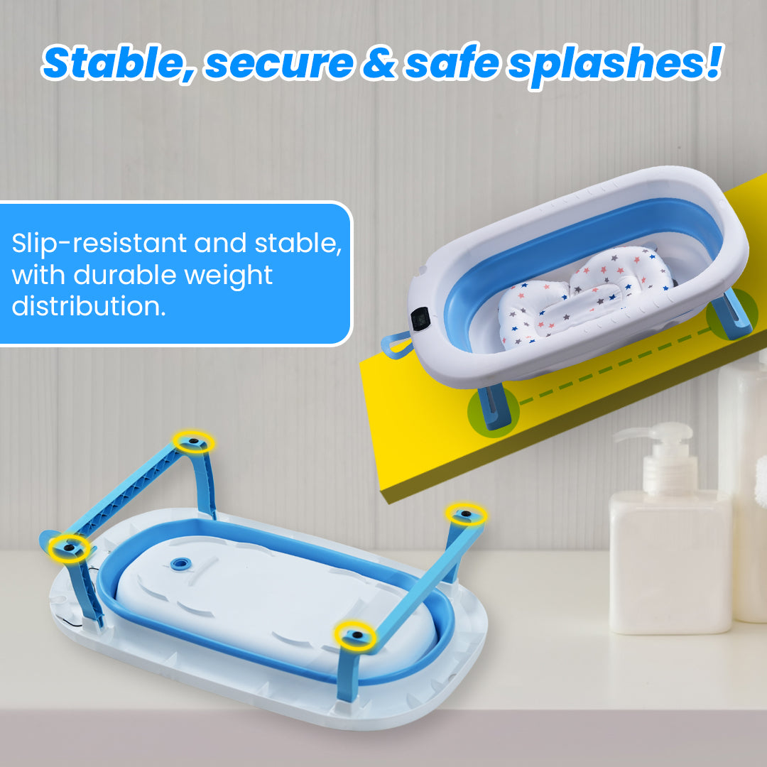 Safe-O-Kid Baby Bath Tub with Digital Meter