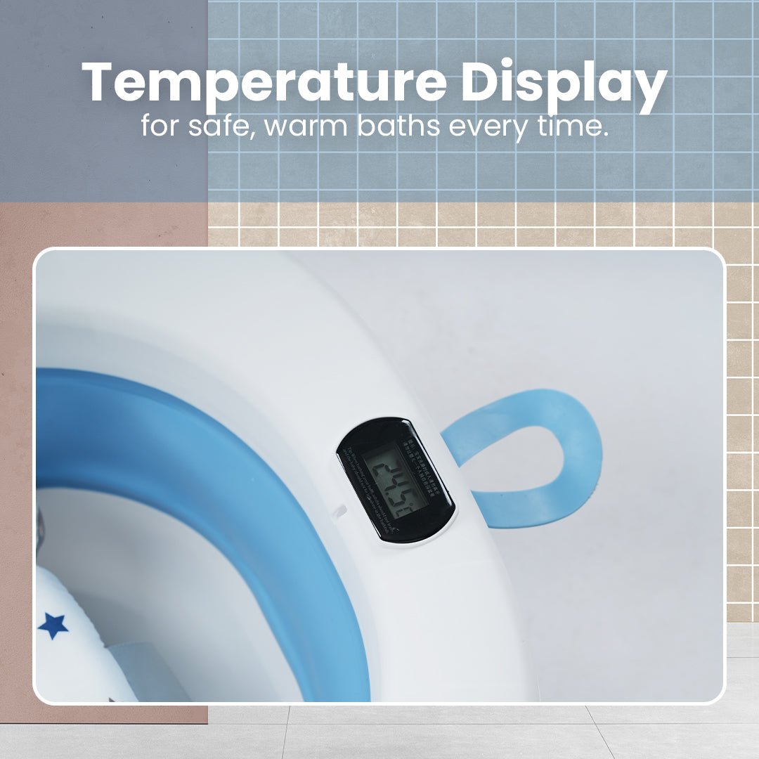 Safe-O-Kid Baby Bath Tub with Digital Meter