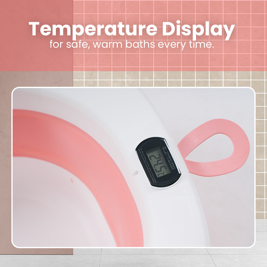 Safe-O-Kid Baby Bath Tub with Digital Meter