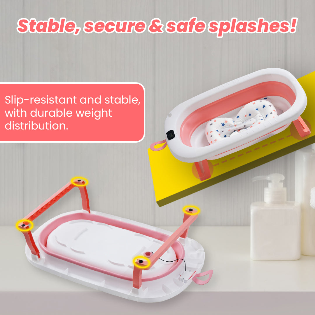Safe-O-Kid Baby Bath Tub with Digital Meter
