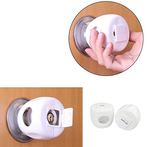 Safe-O-Kid- Safety at Door - Effective, Fully Covered-Anti-Locking Door Knob Case