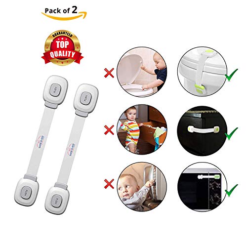 Safe-O-Kid- Strong Multi- Functional Dual Color Finger Safety Cabinet/Drawer Lock
