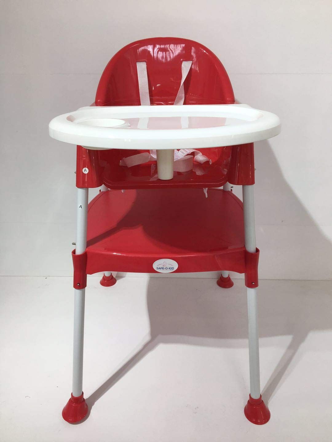 Safe-O-Kid 4 in 1 Adjustable High Chair with Table and Tray