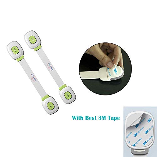 Safe-O-Kid- Strong Multi- Functional Dual Color Finger Safety Cabinet/Drawer Lock