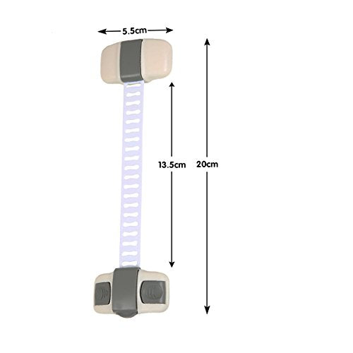 Safe-O-Kid - Finger Safety - High Quality, Adjustable Medium Multi-Purpose Child Safety Lock