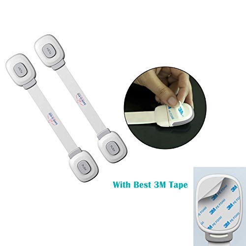 Safe-O-Kid- Strong Multi- Functional Dual Color Finger Safety Cabinet/Drawer Lock