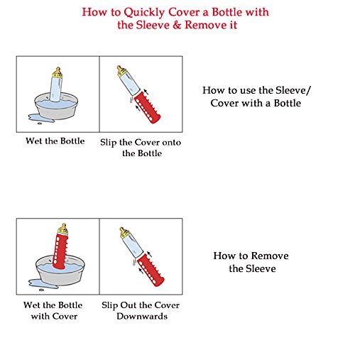 Safe-O-Kid Best Pure Silicon Bottle Cover - 120ml