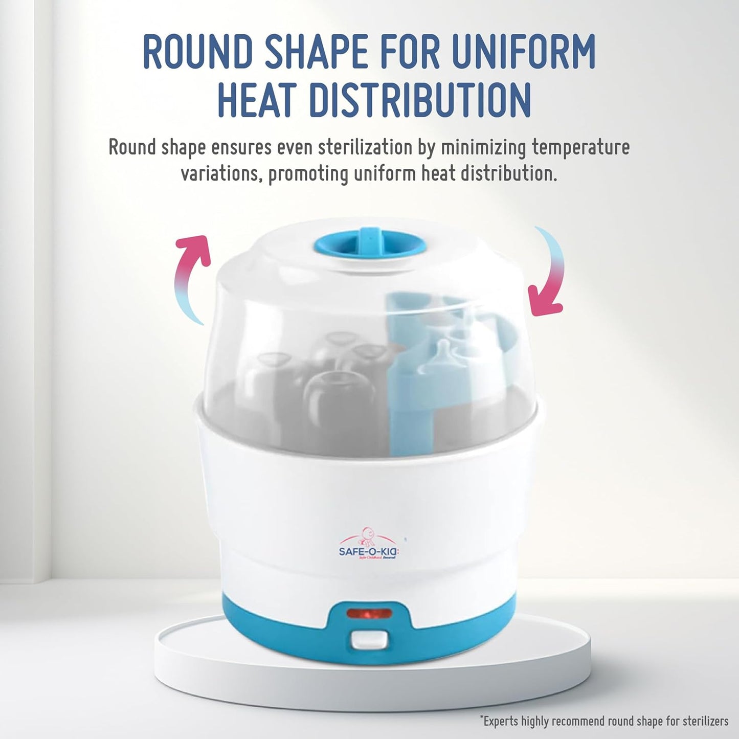 Safe-O-Kid Steriwave 6 Bottles Sterilizer