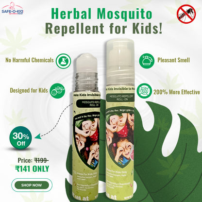 Safe-O-Kid Herbal Mosquito Repellent Roll on