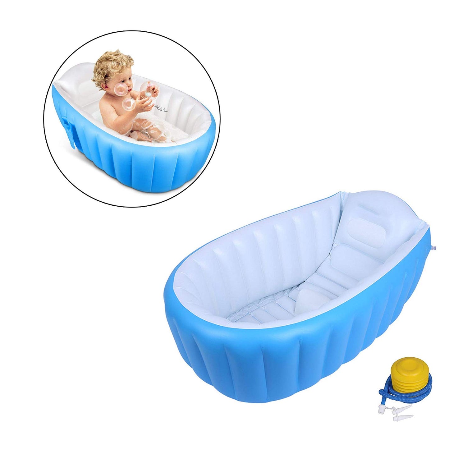 Safe-O-Kid Bath Tub/Unique Design/Foldable/Easy Storage/Strong and Safe