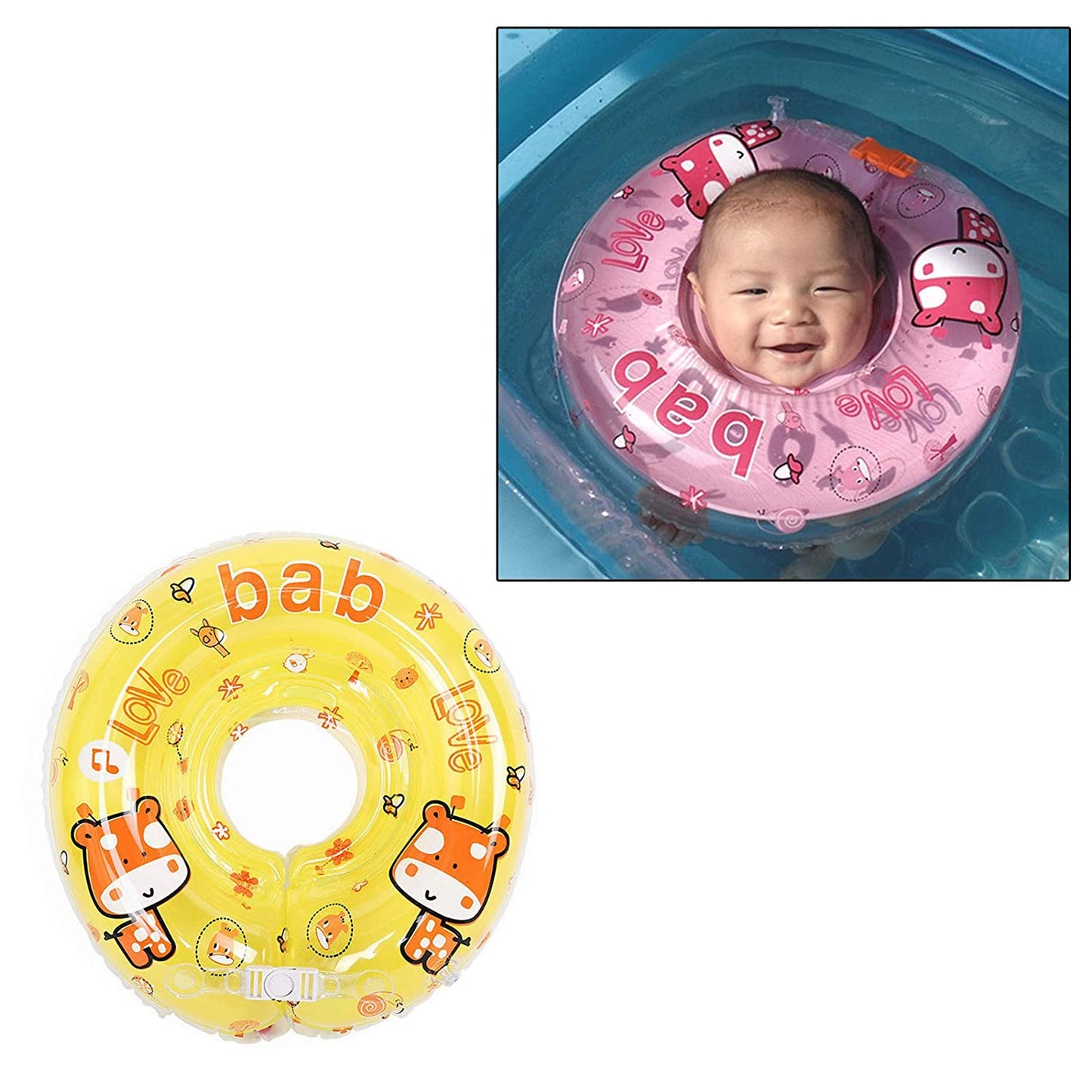 Safe-O-Kid - Safety Swimming Neck Ring/Tube/Float for Babies