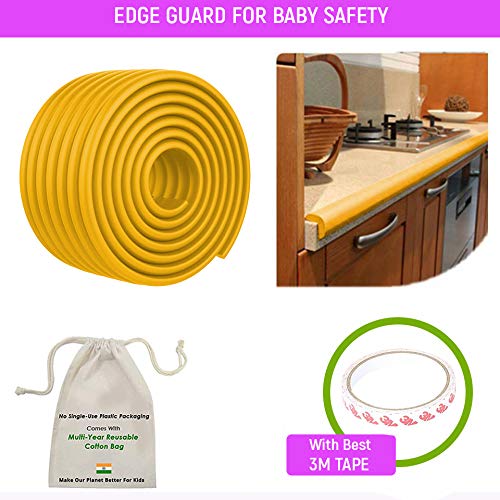 Safe-O-Kid-Head Injury Safety For Baby- High Density Multifunction 2 Meter Edge Guards