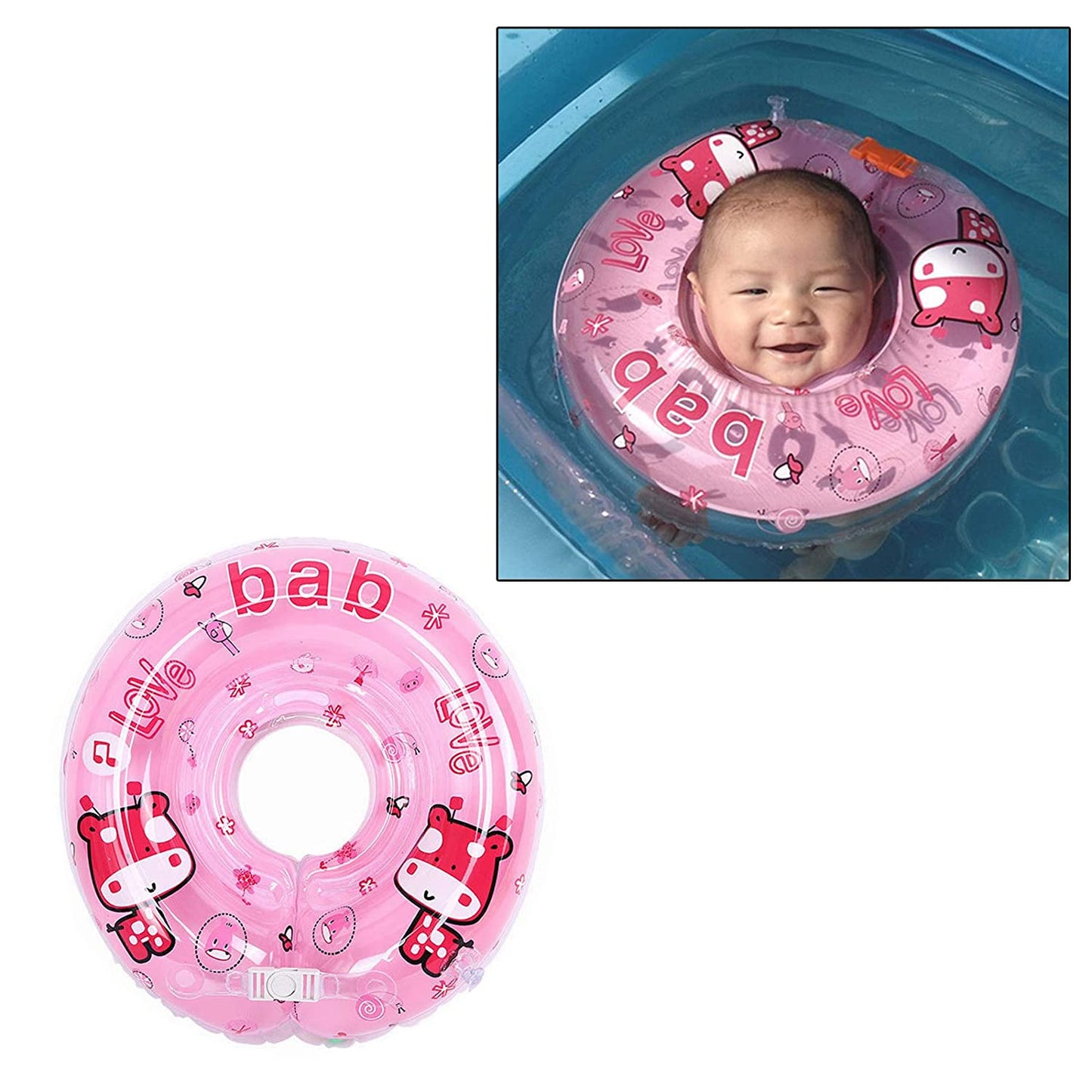 Safe-O-Kid - Safety Swimming Neck Ring/Tube/Float for Babies