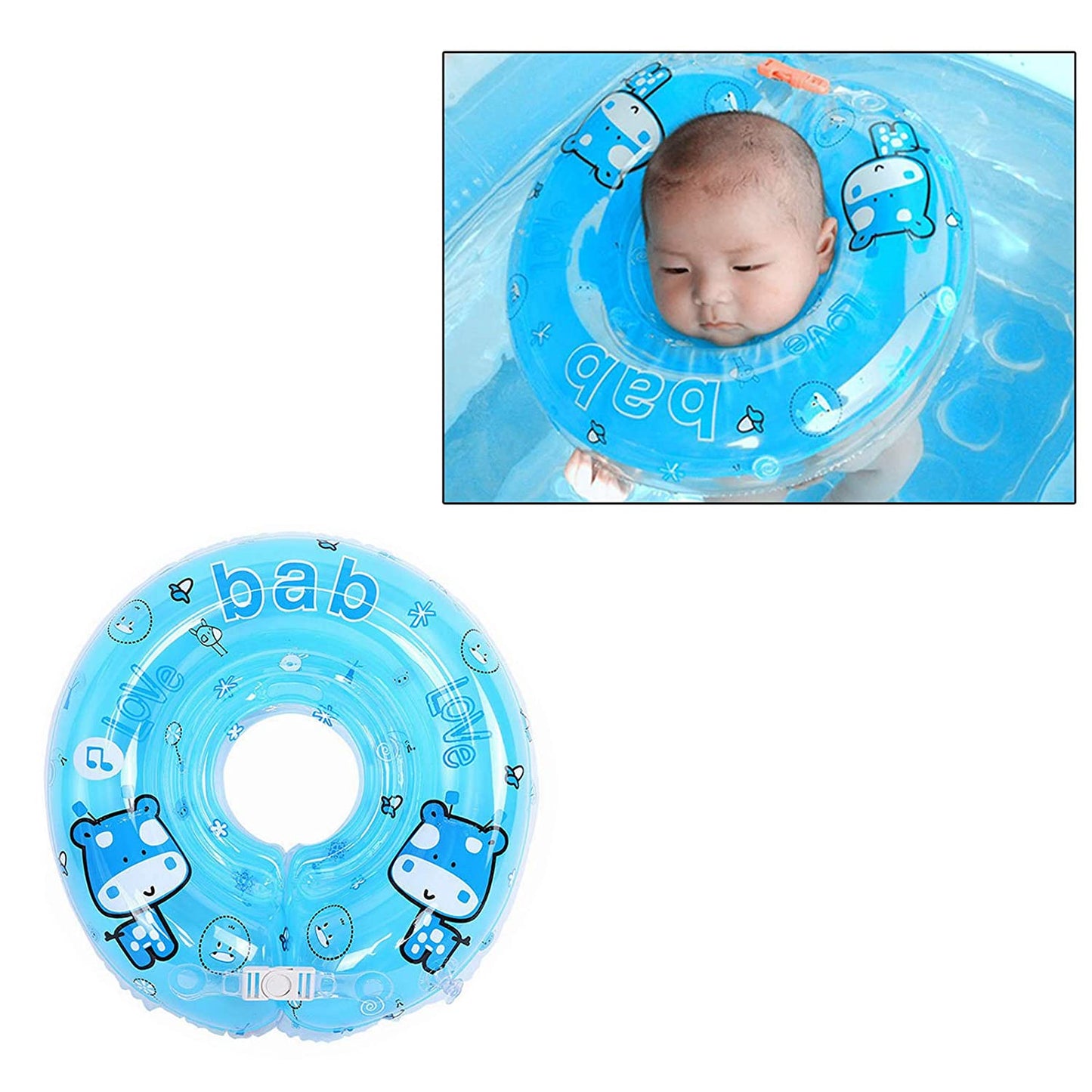 Safe-O-Kid - Safety Swimming Neck Ring/Tube/Float for Babies