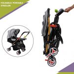 Safe-O-Kid -  Safe-O-Kid Safe Pram/Buggy (0-4 Years) Latest Model - 2023 of Baby Stroller, Foldable/Portable, Light Weight Stroller for Baby/Kids with Metal Non-Slip Buggy/Pram Clips