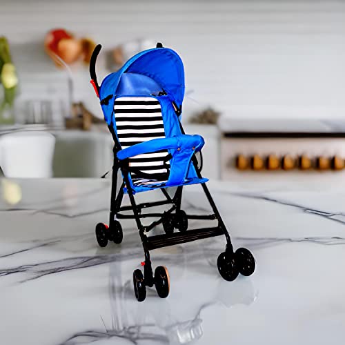 Safe-O-Kid -  Safe-O-Kid Safe Pram/Buggy (0-4 Years) Latest Model - 2023 of Baby Stroller, Foldable/Portable, Light Weight Stroller for Baby/Kids with Metal Non-Slip Buggy/Pram Clips