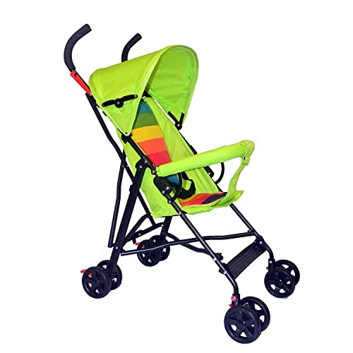 Safe-O-Kid -  Safe-O-Kid Safe Pram/Buggy (0-4 Years) Latest Model - 2023 of Baby Stroller, Foldable/Portable, Light Weight Stroller for Baby/Kids with Metal Non-Slip Buggy/Pram Clips