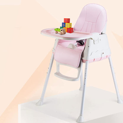 Safe-O-Kid 5 in 1 High Chair with Wheels and Cushion