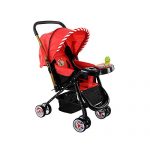 Safe-O-Kid -  Safe-O-Kid Safe Pram/Buggy (0-4 Years) Latest Model - 2023 of Baby Stroller, Foldable/Portable, Light Weight Stroller for Baby/Kids with Metal Non-Slip Buggy/Pram Clips