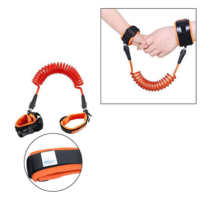 Safe-O-Kid Anti-Lost Wrist Link Elastic Adjustable Strap Safety for Baby