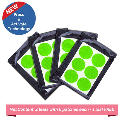 Safe-O-Kid- 100 % Ayurvedic Mosquito Repellent Plain Patches