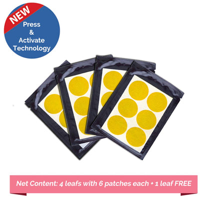 Safe-O-Kid- 100 % Ayurvedic Mosquito Repellent Plain Patches