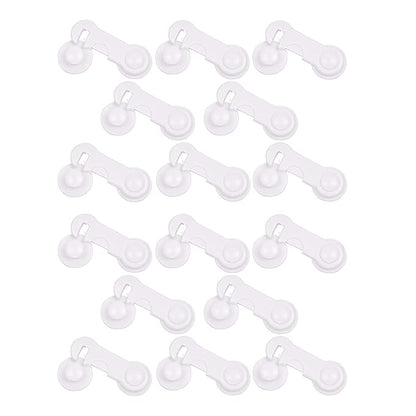 Safe-O-Kid - Finger Injury Safety - Easy to Use, Elegant, Dotted with Smiley Ends Child Proof Cabinet Lock