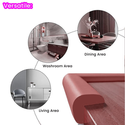 Safe-O-Kid-Baby Head Injury Safety- High Density L-Shaped Large Nbr Corner Cushions/Guards