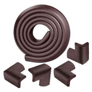 Safe-O-Kid-Baby Head Injury Safety- High Density L-Shaped Large Nbr Corner Cushions/Guards