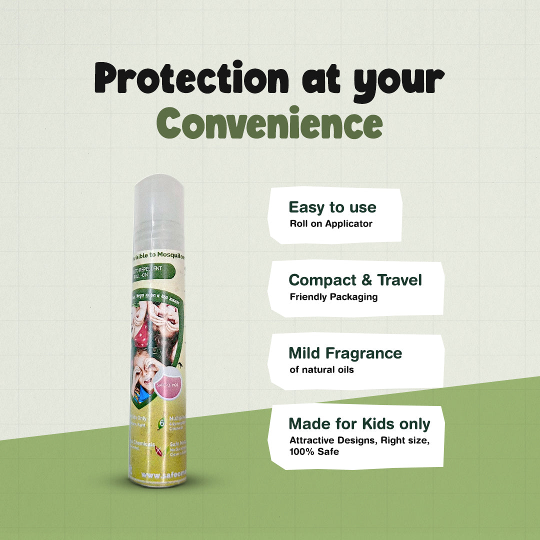 Safe-O-Kid Herbal Mosquito Repellent Roll on