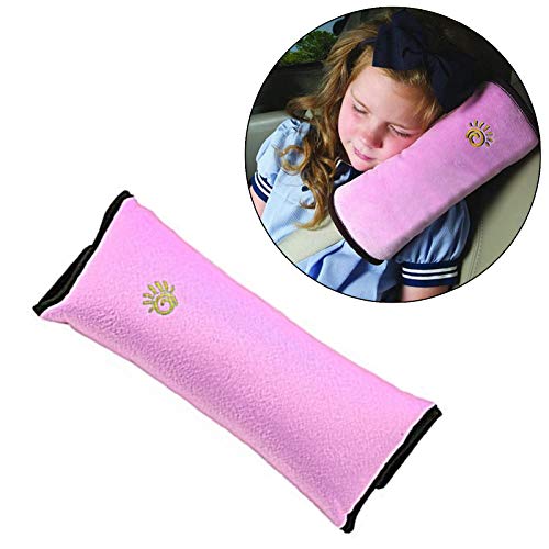 Safe-O-Kid -Baby Neck Safety - Neck Support Pillow/Seat Belt Mounted Pillow for Toddlers