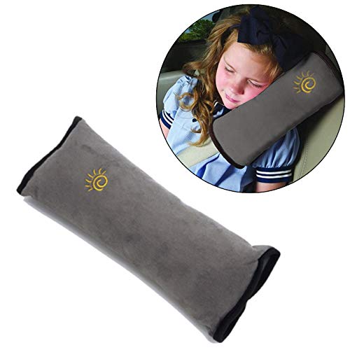 Safe-O-Kid -Baby Neck Safety - Neck Support Pillow/Seat Belt Mounted Pillow for Toddlers