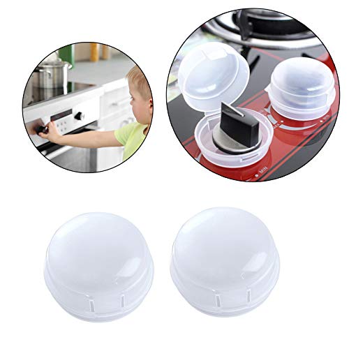 Safe-O-Kid- Fire Safety- Gas Stove Knob Covers/Guards, Indoor Baby Safety