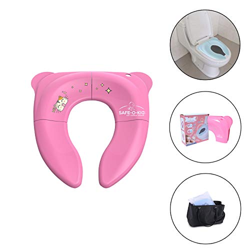 Safe-O-Kid - Portable Potty Seat Cover - Portable, foldable, Easy stool Pass, Infection Safety for baby/kids/child