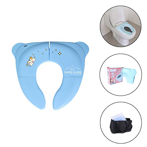 Safe-O-Kid - Portable Potty Seat Cover - Portable, foldable, Easy stool Pass, Infection Safety for baby/kids/child